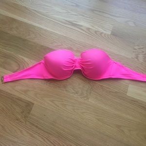 VS Swim neon pink bandeau top size 34 D